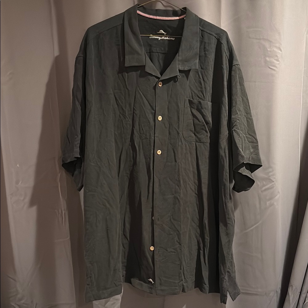 Tommy Bahama Charcoal Gray Men's Shirt